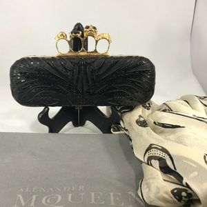 Alexander McQueen knuckle clutch